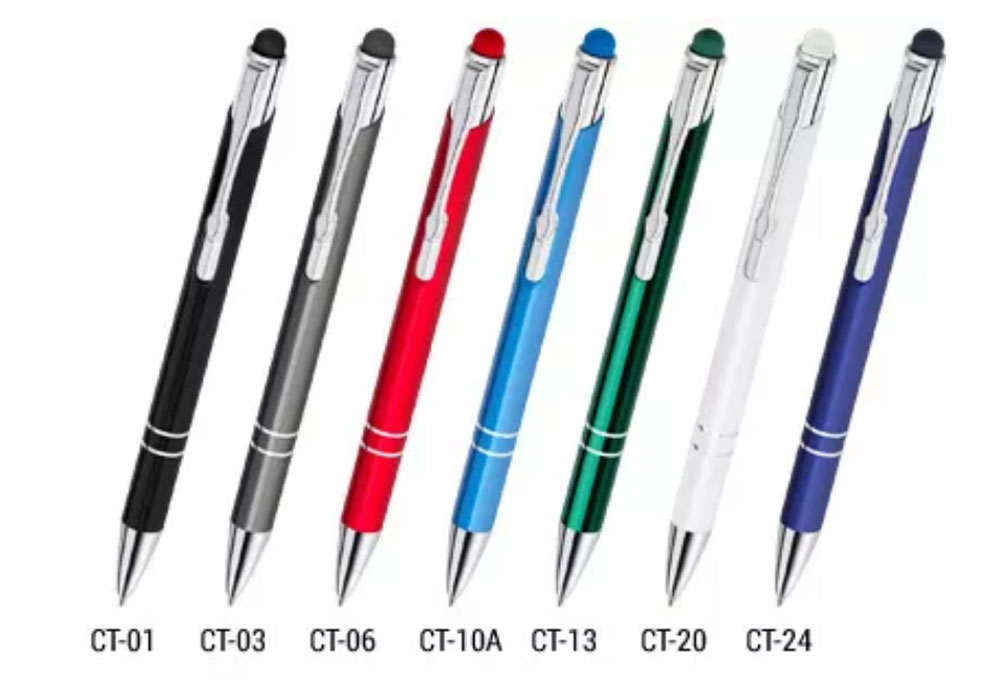 długopis metalowy COSMO Slim Touch pen z logo